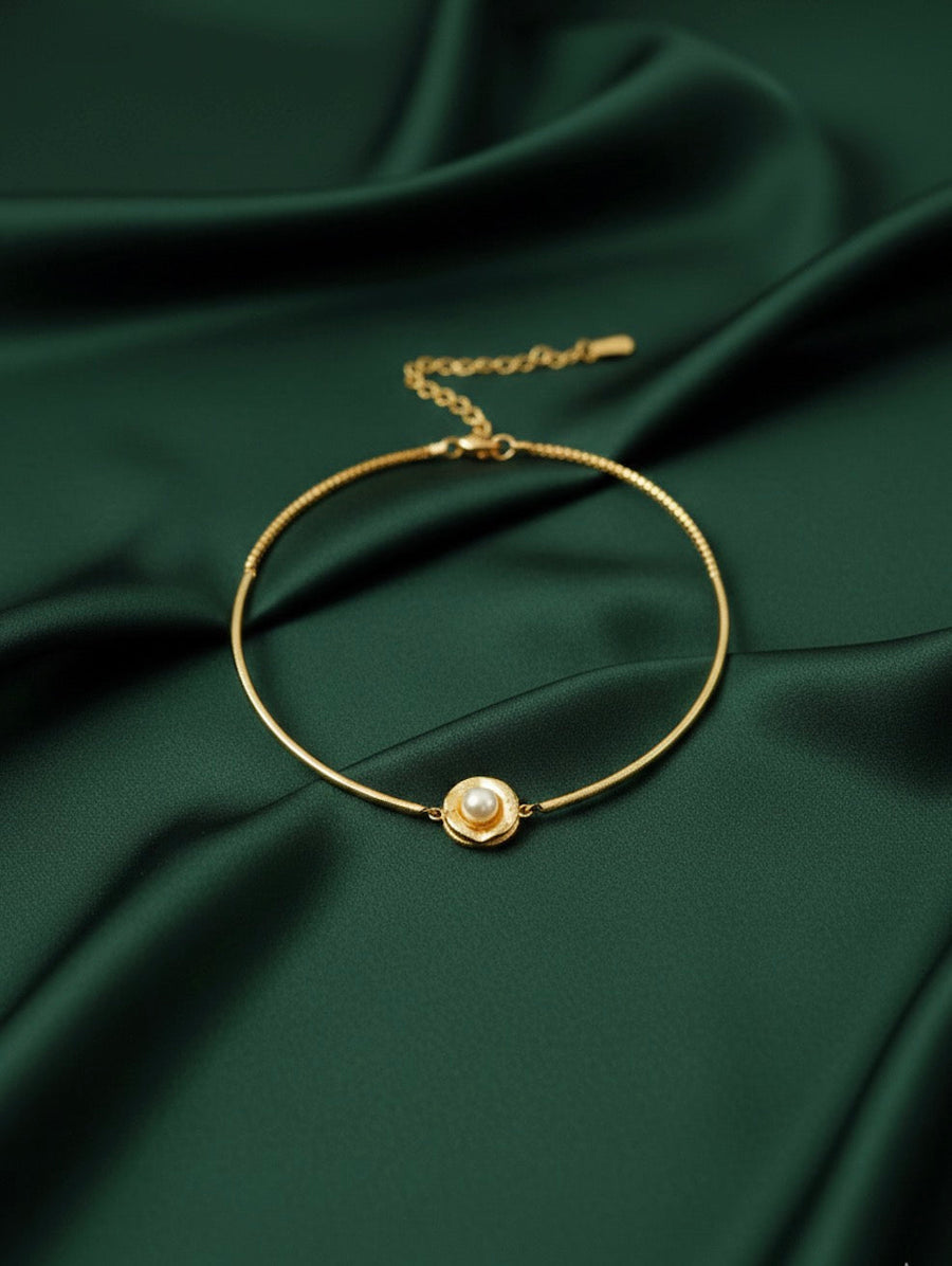Gold Plated Neck Band Necklace
