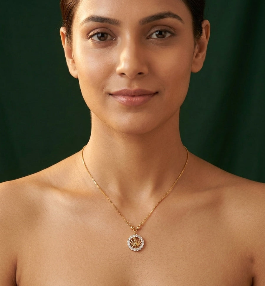 Gold-Plated Minimal Necklace for Women