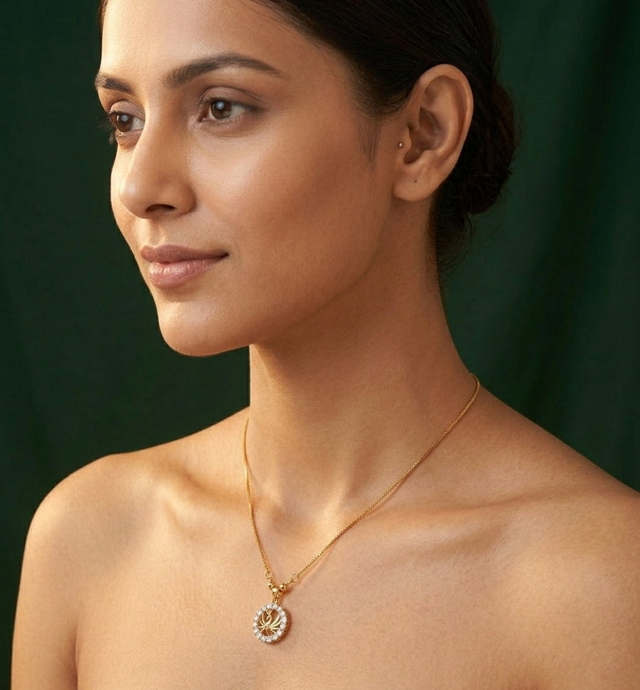 Gold-Plated Minimal Necklace for Women