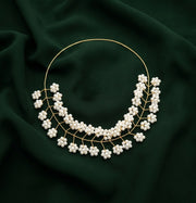 Women Gold-Plated Pearls Beaded Necklace