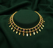 Women Gold-Plated Multicolor Stons Choker Necklace
