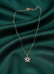Classic Star Shaped Pandent With Chain