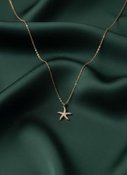 Beautiful Sea Star Pendant With Chain