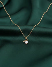 Rose Gold Chain With Beautiful Pandent