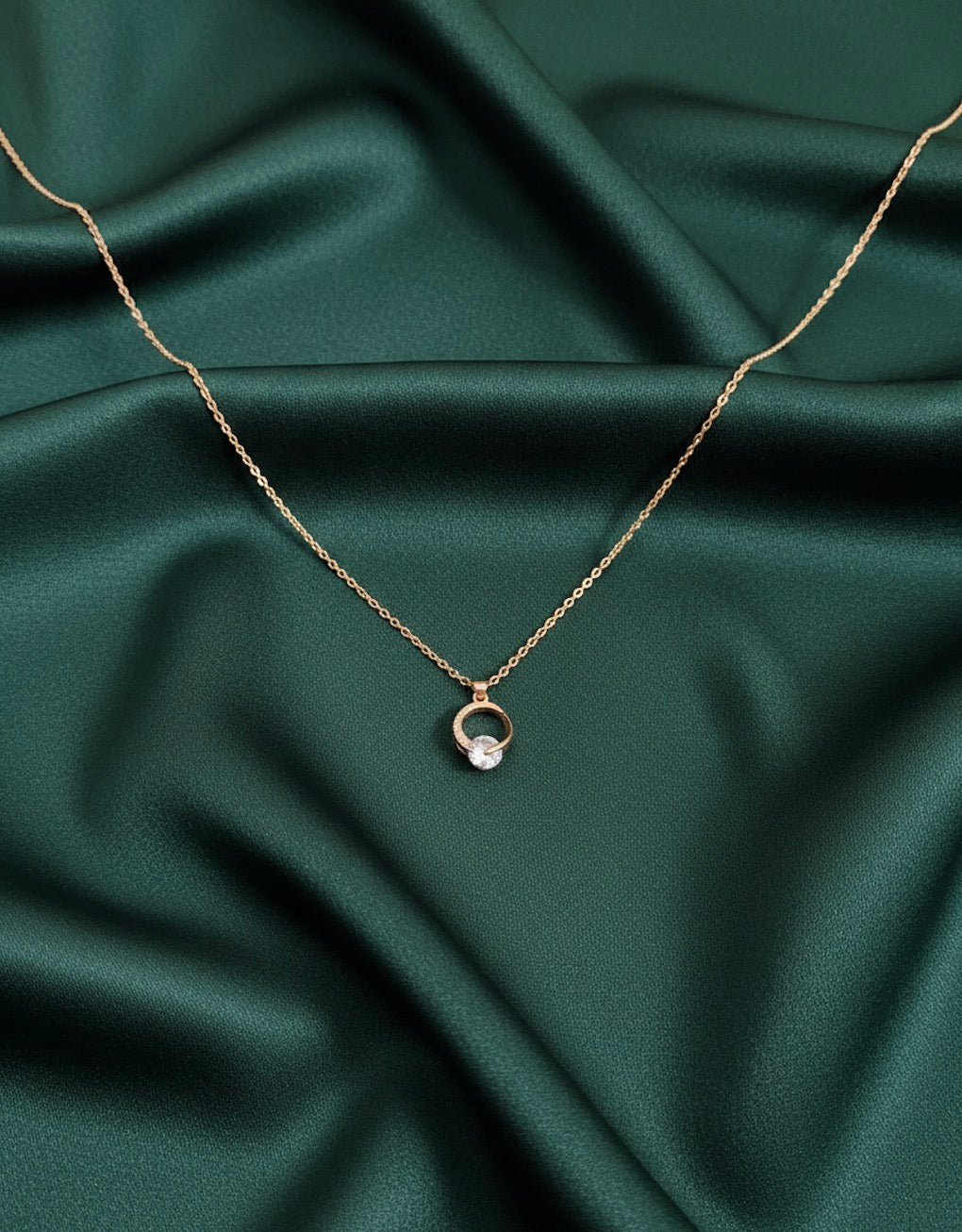 Rose Gold Chain With Beautiful Pandent