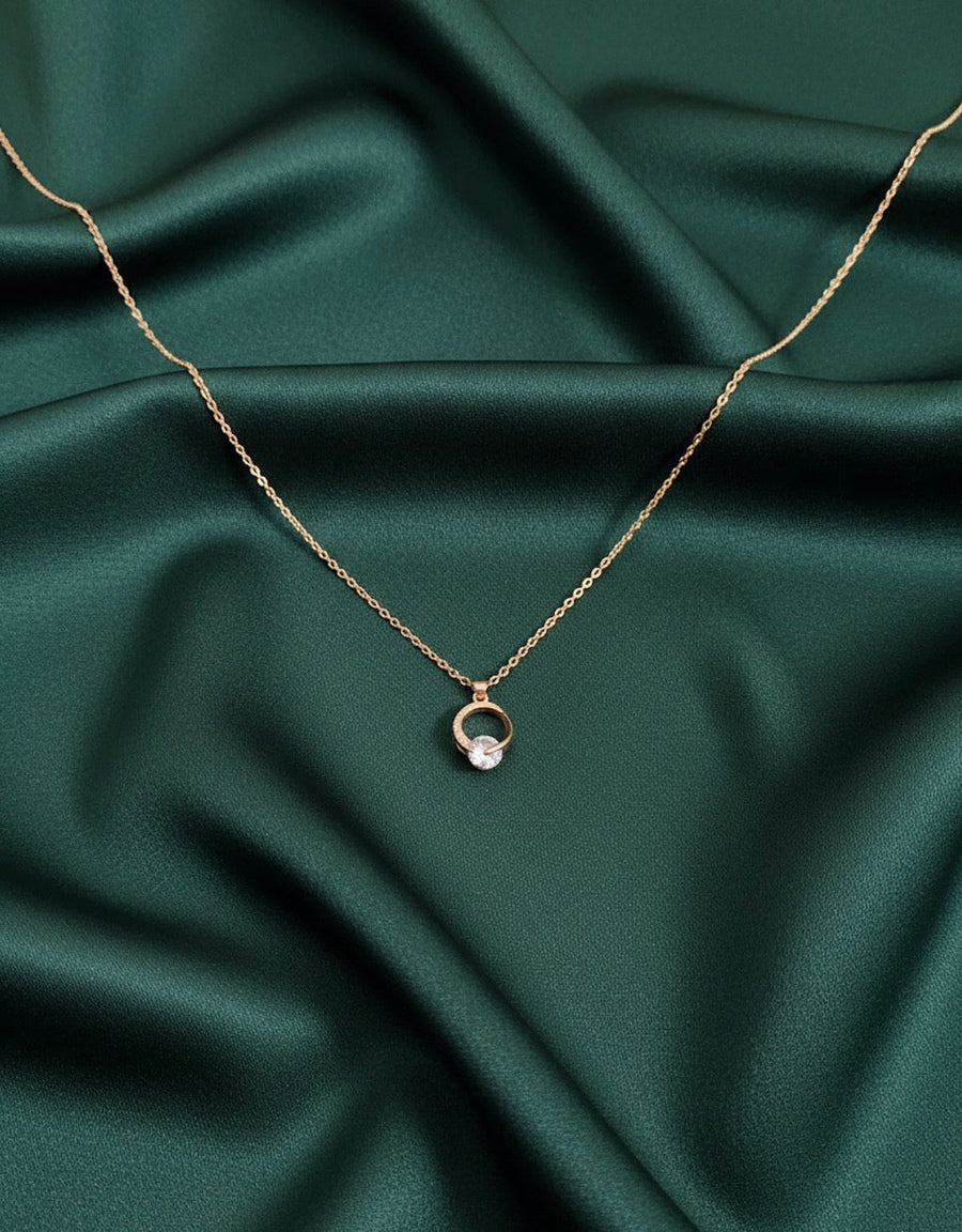 Rose Gold Chain With Beautiful Pandent