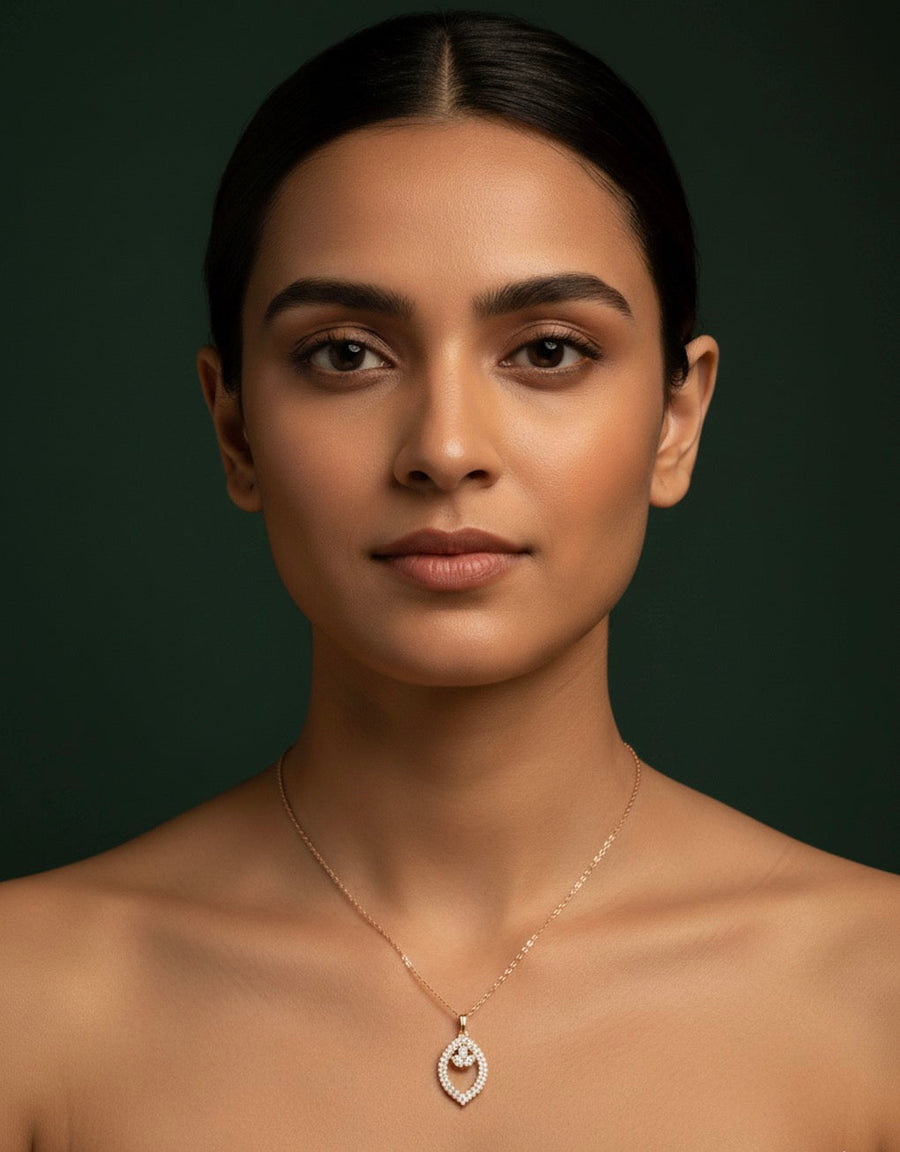 Fancy Chain With Beautiful Diamond Pandent