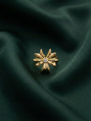 Fancy Beaded Bow Design Finger Adjustable Ring