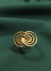 Anti-Tarnish Adjustable Statement Ring