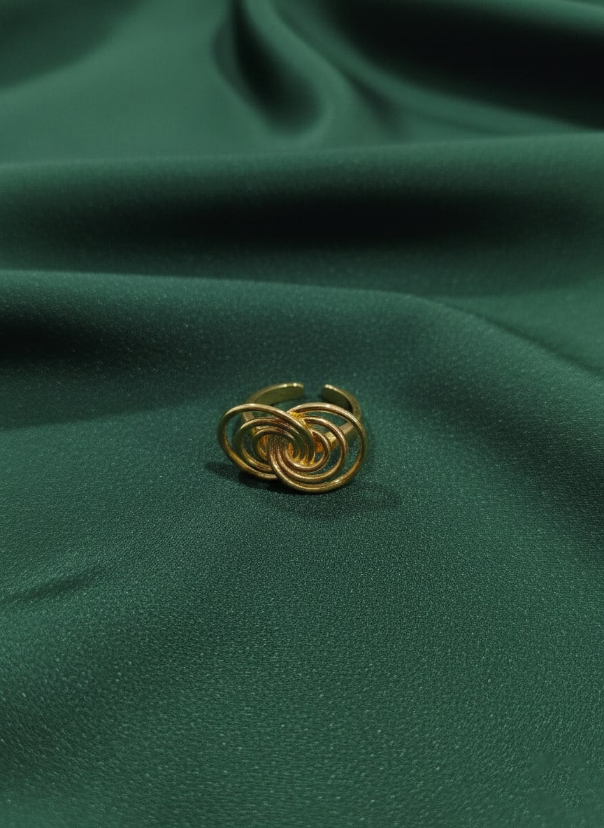 Anti-Tarnish Adjustable Statement Ring
