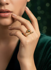 Unique Adjustable Statement Ring
