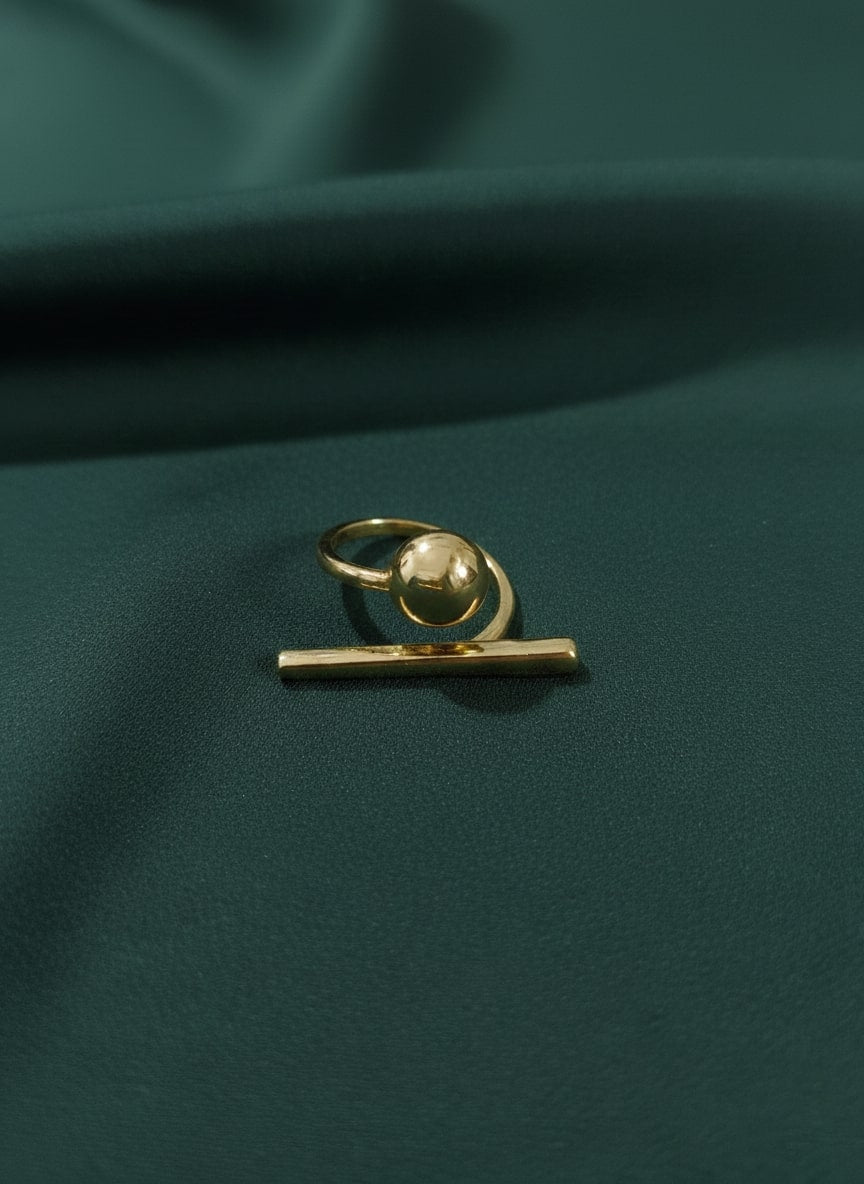 Unique Adjustable Statement Ring