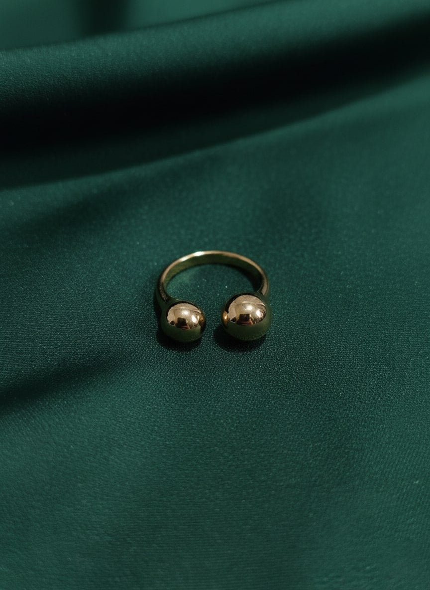 Golden Contemporary Ring