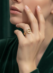 Circular Stylish Adjustable Fancy Ring
