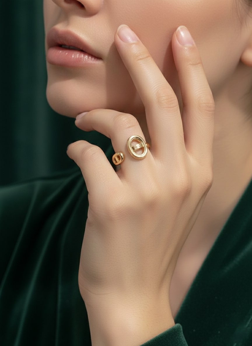 Circular Stylish Adjustable Fancy Ring