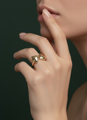 Unique Heart Shaped Finger Ring