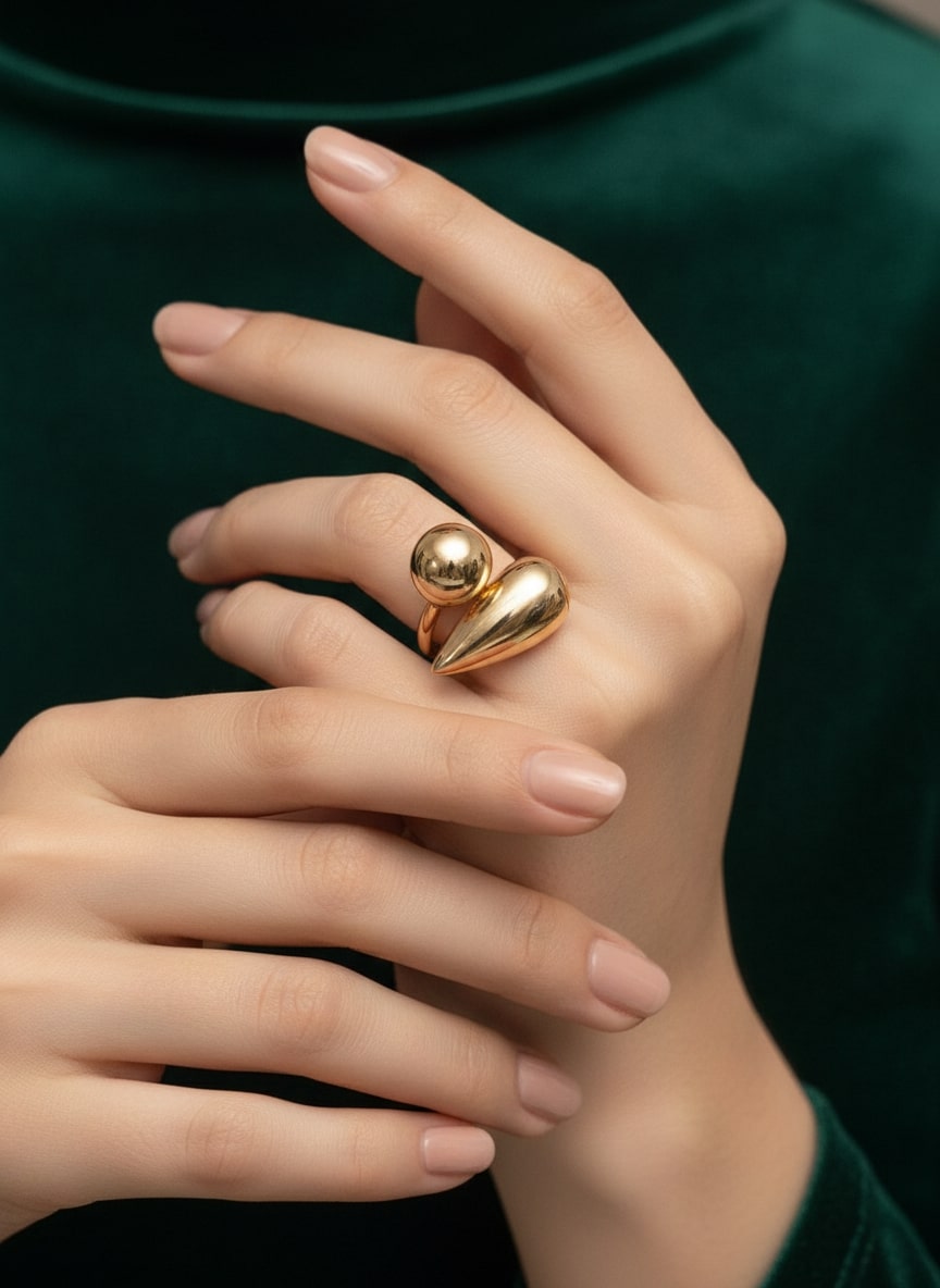 Unique Korean Style Adjustable Finger Ring