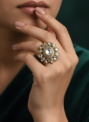 Beautiful Kundan Stone Ring