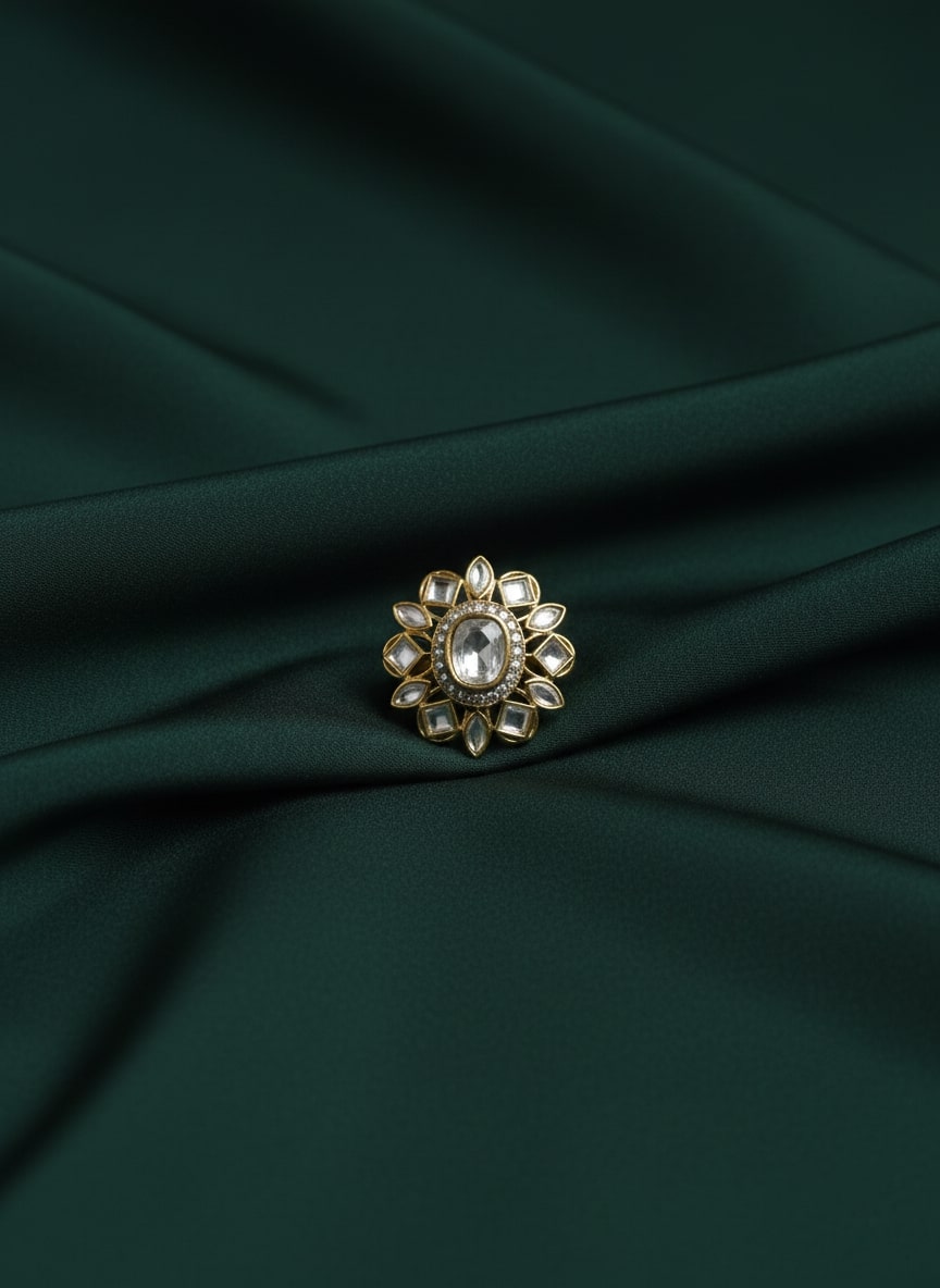 Beautiful Kundan Stone Ring