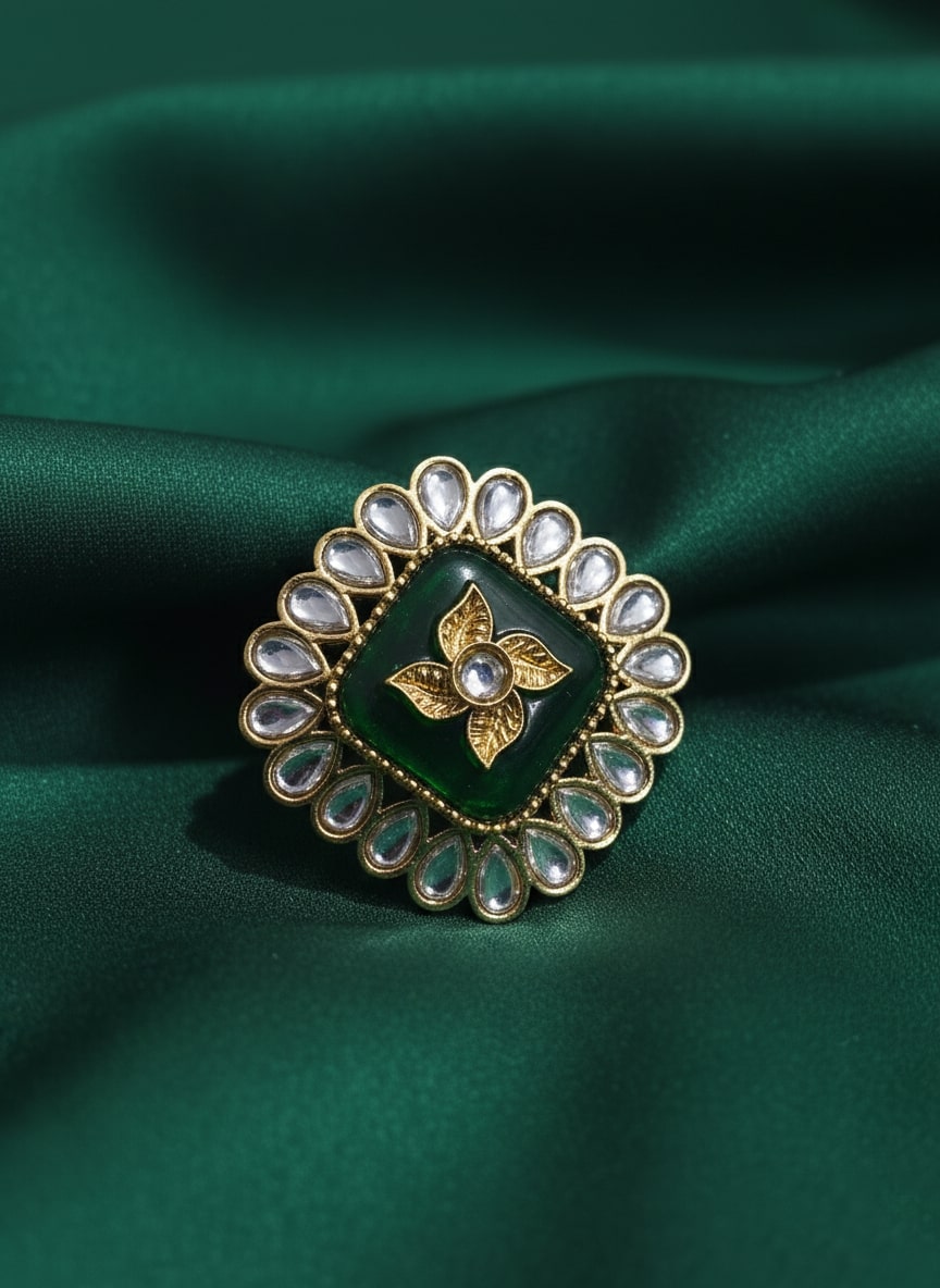 Unique Traditional Swastik Design Ring