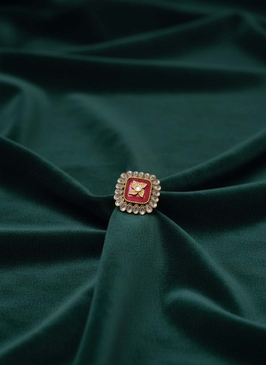 Unique Traditional Swastik Design Ring