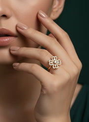 Beautiful Ad-Stone Ring