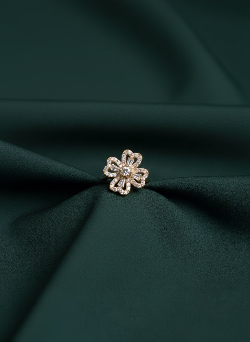 Beautiful Ad-Stone Ring