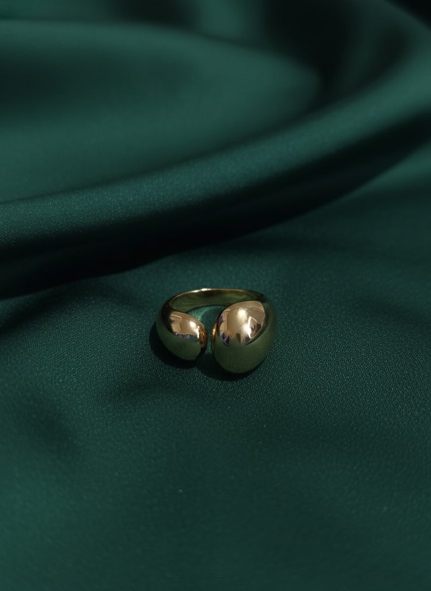 Golden Contemporary Ring