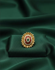 Gold Plated Antique Ethnic Design Ring