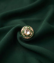 Gold Plated Kundan Ring