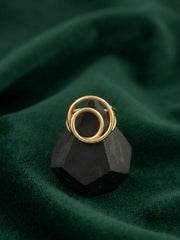Gold Plated Trendy Style Ring For Women