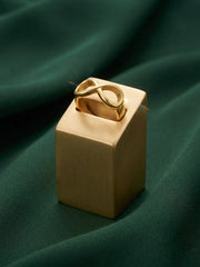 Gold Plated Trendy Style Ring For Women