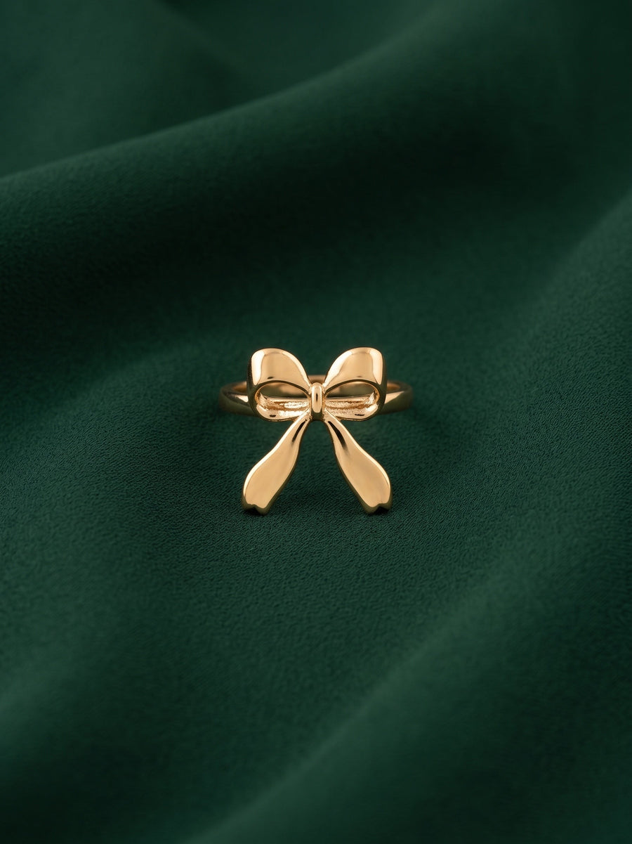 Gold Plated Trendy Style Ring For Women