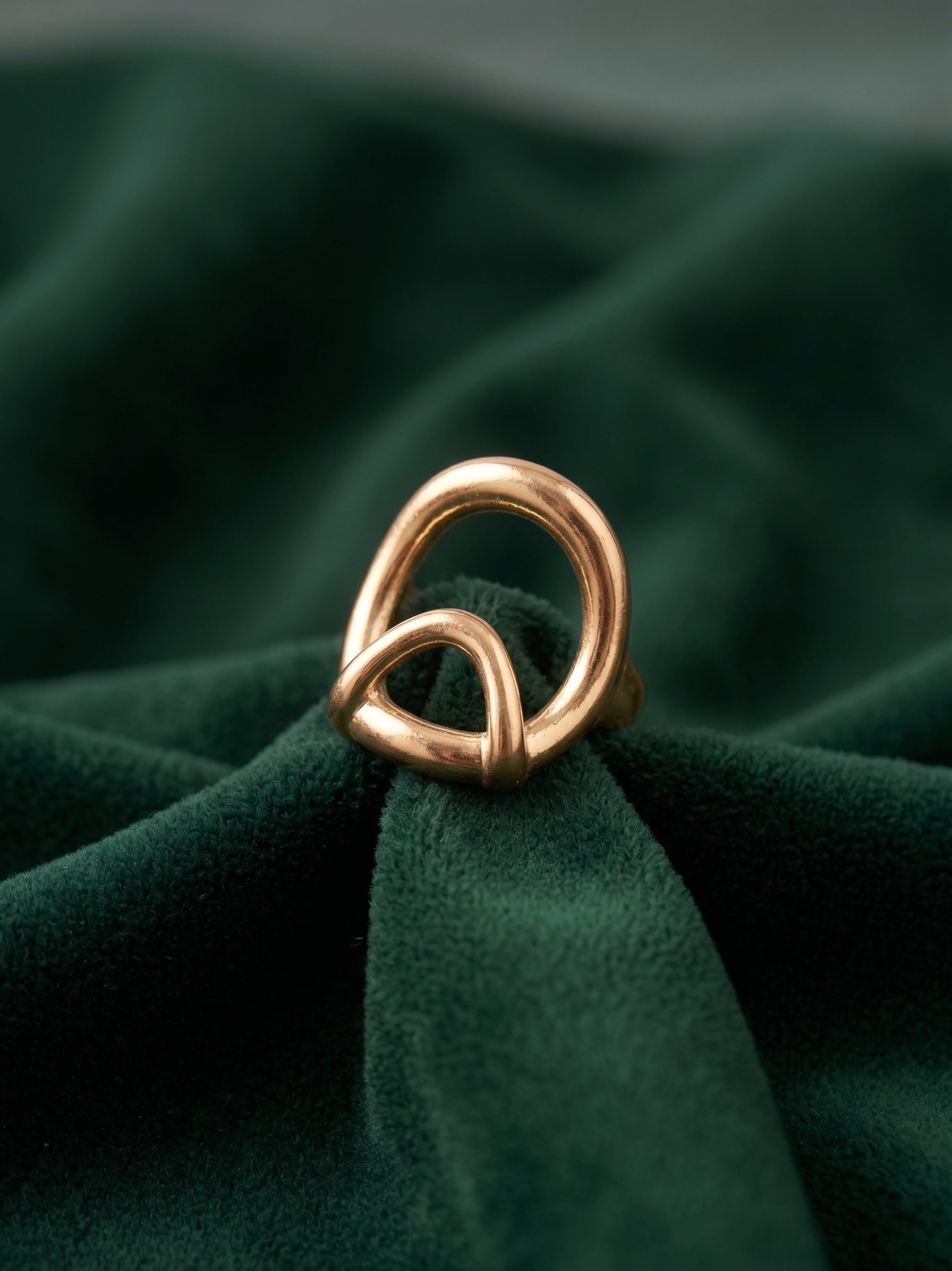 Gold Plated Trendy Style Ring For Women