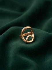 Gold Plated Trendy Style Ring For Women