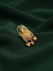 Women Gold-Plated Meenakari Traditional Statement Ring