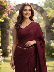 Women Gold Plated Pearls Beaded Waist Chain "Kamarband" Saree Accessories